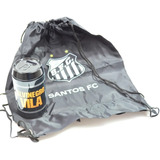 Kit Presente Combo Lata + Bolsinha Mochila Santos Fc