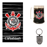 Kit Presente Corinhians- Caneca / Toalha / Chaveiro Oficial