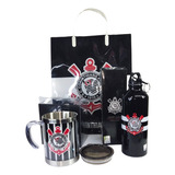 Kit Presente Corinthians Caneca Squeeze Sacola