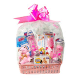 Kit Presente Do Bebê Enxoval Maternidade Escova Pente Lenço