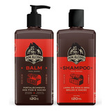 Kit Presente Shampoo + Balm Barba Negra Don Alcides