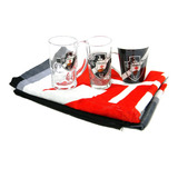 Kit Presente Torcedor Vasco Rj 4x1 Toalha 2canecas E Copo
