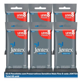 Kit Preservativo Jontex Sensitive Mais Fino