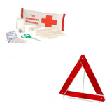 Kit Primeiros Socorros C/bolsa + Triângulo