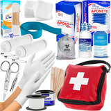 Kit Primeiros Socorros Para Emergência - Completo C/ Tesoura