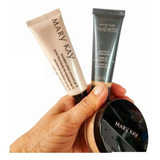 Kit Primer+ Base Matte+ Pó Acabamento Acetinado Mary Kay