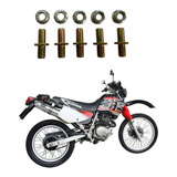 Kit Prisioneiro Coroa Honda Xr 200 Com Porca