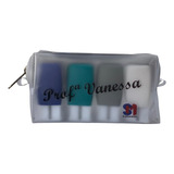 Kit Prof. 4 Carimbos Premium + Estojo Personalizado