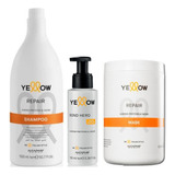 Kit Profissional Yellow Repair Shampoo Másc