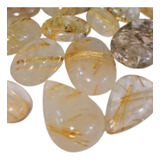 Kit Promo 100 Quilates Pedra Quartzo Rutilo Dourado Natural