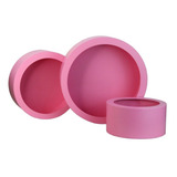 Kit Promoção Trio De Nicho Redondo P M G (5 Opções De Cores)