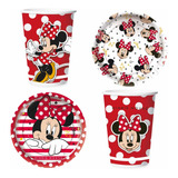 Kit Promocional - Copos E Pratos Minnie Mouse