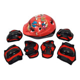 Kit Protecao Infantil Capacete Joelheira Cotoveleira