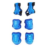 Kit Proteção Luva Joelheira Cotoveleira P/ Patins Bike Skate