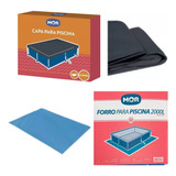 Kit Proteção Para Piscina 2.000 Litros Mor Capa + Forro