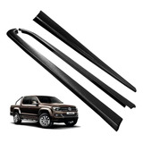 Kit Protetor De Borda Lateral E Tampa Amarok Cd 2010 Diante