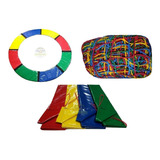 Kit Protetor De Molas 2,44 + Rede + 8 Capa P/ Cobrir Isotubo