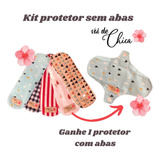 Kit Protetor Diário Reutilizável Vai De Chica - Sem Abas