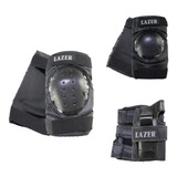 Kit Protetor Juvenil Lazer Preto - Sse-611