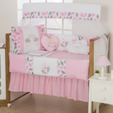 Kit Protetor P/ Berço Baby Arco Iris Chuva De Amor 11 Peças