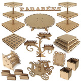 Kit Provençal Festa Decoração Infantil Mdf Aniversario