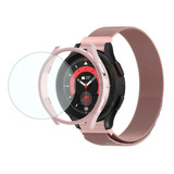 Kit Pulseira Milanese + Case + Pelicula Para Watch 5 Pro 45