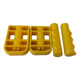 Kit Punhos E Pedal Triciclo Amarelo
