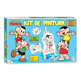 Kit Quadros De Pintura Infantil Turma Da Monica Com Cavalete