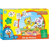 Kit Quadros Pintura Infantil Galinha Pintadinha