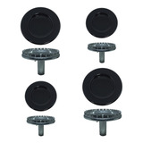 Kit Queimador Tampinha Pecas Fogao Atlas Agile Glass 4 Bocas