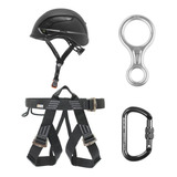 Kit R42 Básico Rapel Cadeirinha Freio 8 Mosquetão Capacete