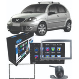 Kit Radio Android Auto Carplay Gps Citroen C3 2003 Até 2012