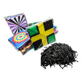 Kit Raia Peixinho Flechinha 34x34 50 Unid Seda + Rabiola
