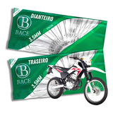 Kit Raio Dianteiro/traseiro Inox Polido Xr 250 Tornado Raio 