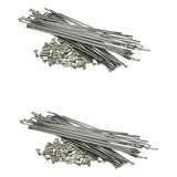 Kit Raios Inox Intruder 250 Dianteiro + Traseiro 3,5mm Bace