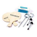 Kit Raquete Rede Suporte Ping Pong