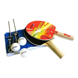 Kit Raquetes Rede Bolas 5030 Tênis De Mesa Ping Pong Klopf 