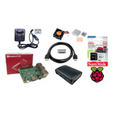 Kit Raspberry Pi3 Pi 3 Model B, Sd 32gb, Fonte, Case, Cooler