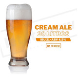 Kit Receita Insumos Cerveja Cream Ale 20l + 2 Brindes