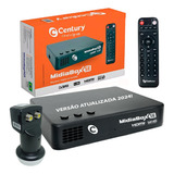 Kit Receptor Midiabox Digital Banda Ku Century + Lnbf Duplo