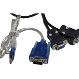 Kit Recovery Usb X Serial Db9 Macho + Serial Db9 Fêmea