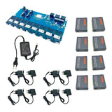Kit Rede Metro 8 Portas + 04 Pares A+b Conversores Gigabit