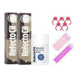 Kit Refectocil 1 Ox + 2 Tinta Cor Escolher Original + Brinde