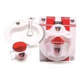 Kit Refeição Bebê Do São Paulo 4 Pçs Kids Gol