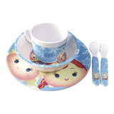 Kit Refeição Infantil Frozen Elsa Anna