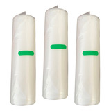 Kit Refil Sacos Para Seladora À Vácuo 3 Rolos 20cm X 5m Cor Transparente