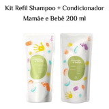 Kit Refil Shampoo condicionador Mamãe E
