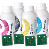 Kit Refil Toner + Chips Xerox Phaser 6700 4 Cores