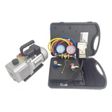 Kit Refrigeração Automotiva : Manifold, Bomba Vácuo, Balança