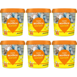 Kit Rejunte Acrílico Quartzolit 6 Unidades 1kg - Cores